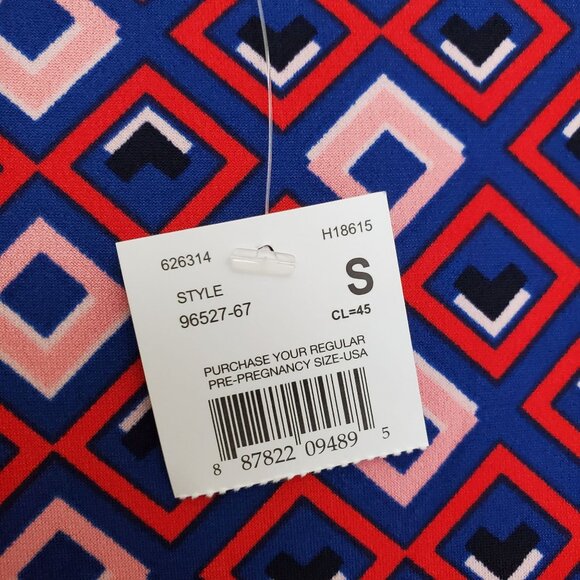 Motherhood Maternity geometric print maternity wrap dress - Picture 4 of 11